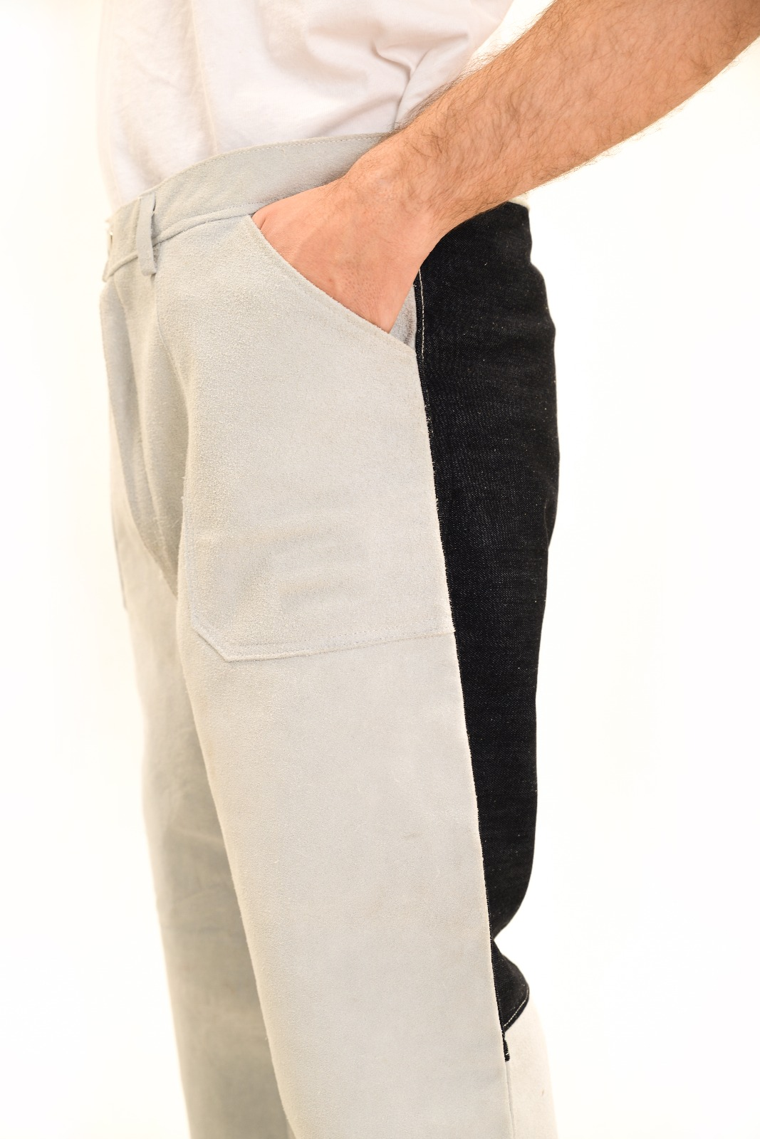 ELT - Deri Kaynakçı Pantolonu